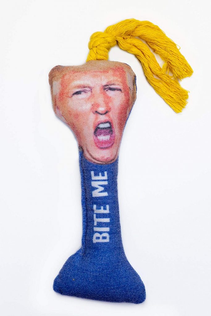 Donald Trump " Bite Me " Pet Chew Toy