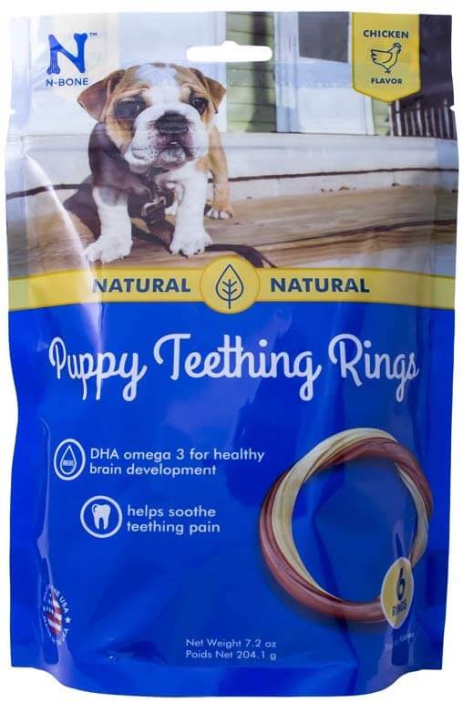 N-Bone Puppy Teething Ring (Chicken Flavor) Dog Treats