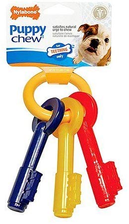 Nylabone Puppy Chew Teething Keys Dog Toy